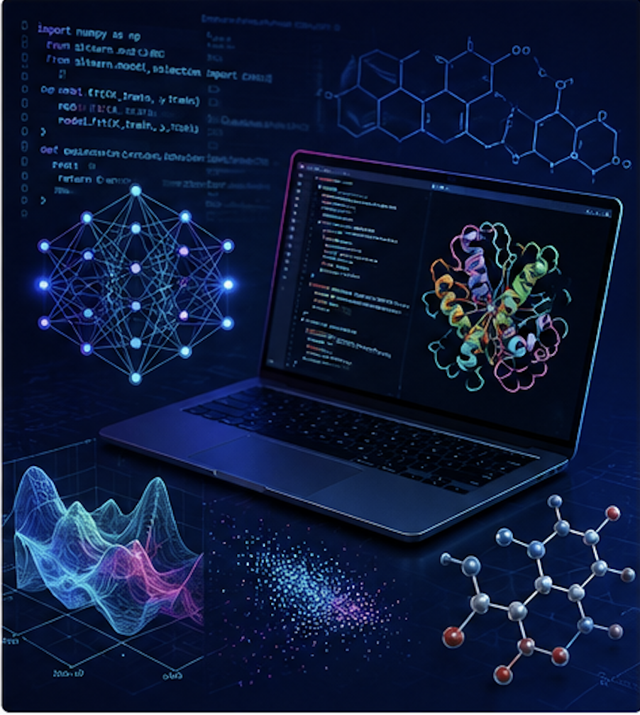 Computational molecular biology illustration